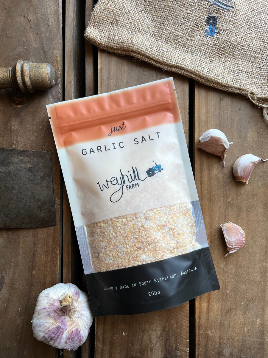 Just Garlic Salt Is Garlic Salt gluten free? Weyhill Farm Garlic Salts