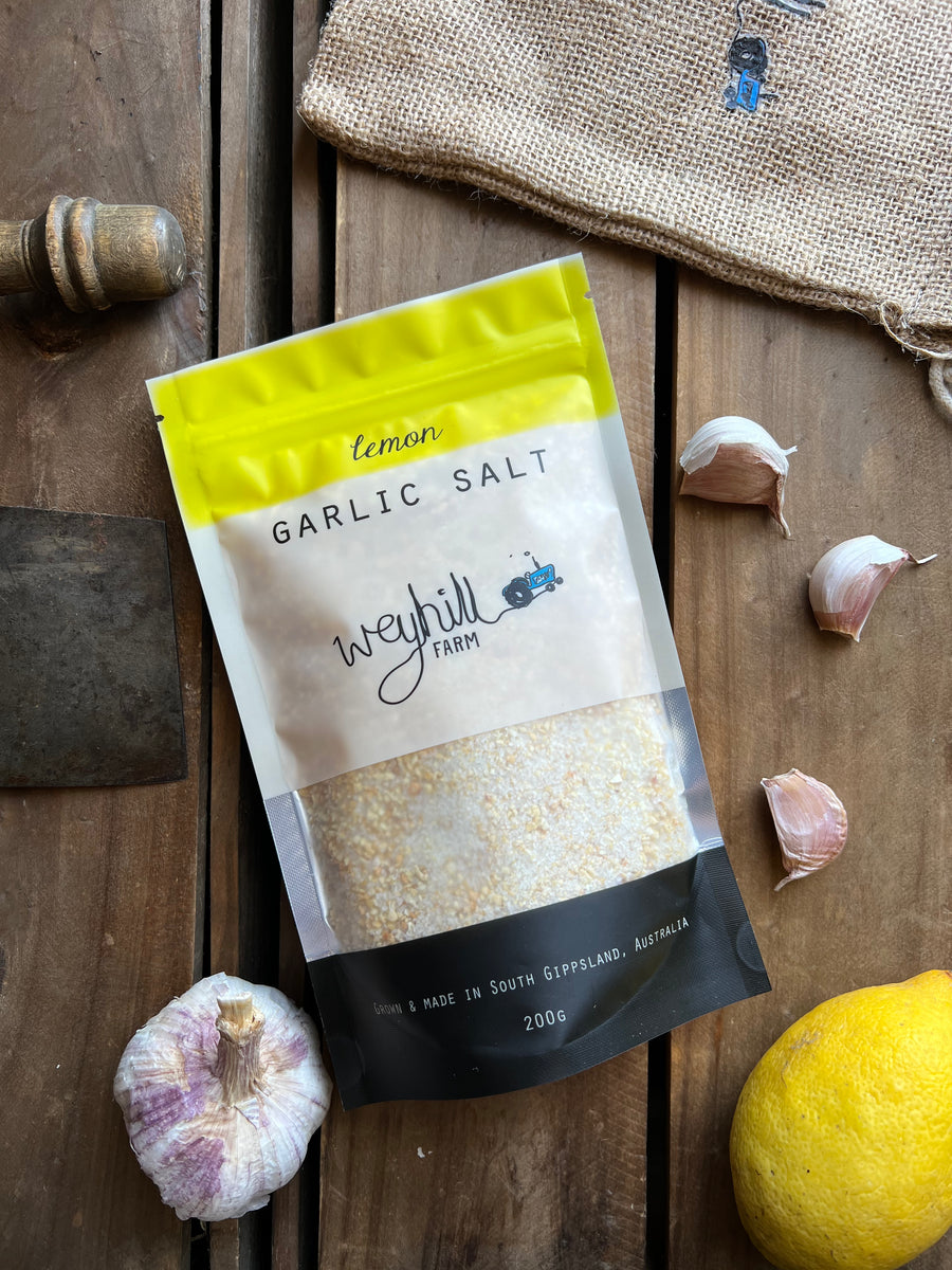 Lemon Garlic Salt How to use garlic salt? Weyhill Farm Garlic Salts