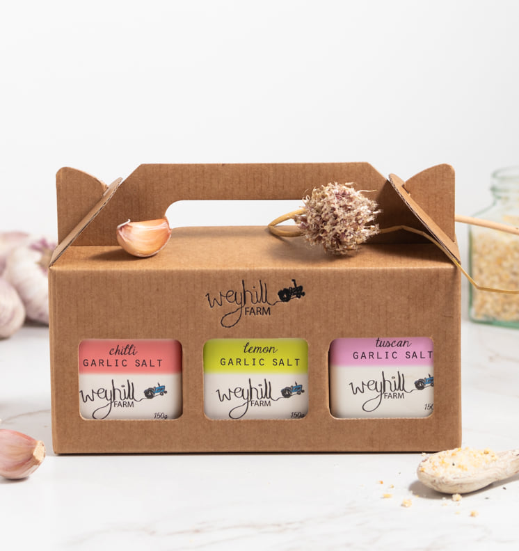 Garlic Salt Gift Box Trio