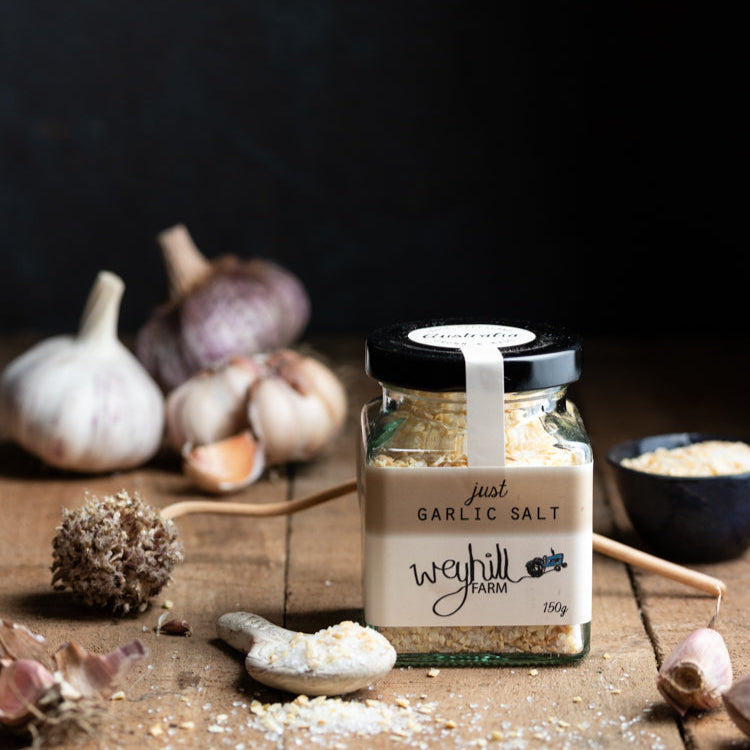 Just Garlic Salt Is Garlic Salt gluten free? Weyhill Farm Garlic Salts